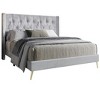 Home Design Homer Tufted Upholstered Platform Bed - 3 of 4