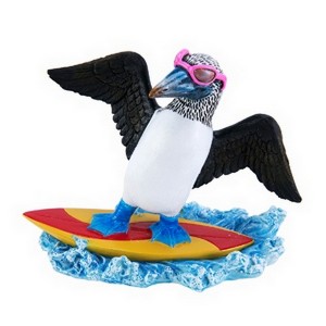 Beachcombers Boobie Bird Surfing Figure Coastal Beach House Decor Decoration - 1 of 1