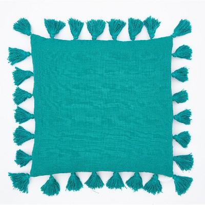 carol & frank 20" x 20" Devin Solid Cotton Decorative Throw Pillow