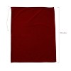 Burgundy Velvet Santa Toy Bag - 2 of 3