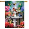 Briarwood Lane Spring House Flag 40x28 For Outdoor Spring Bath Birds For Spring House Flag - 2 of 4