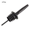 Unique Bargains Stainless Steel Leakproof Odorless Liquor Pourers with Tapered Spout 4 Pcs - 3 of 4