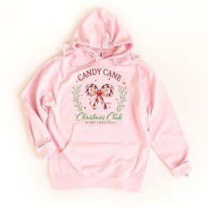 Simply Sage Market Women's Graphic Hoodie Candy Cane Christmas Club - 1 of 3