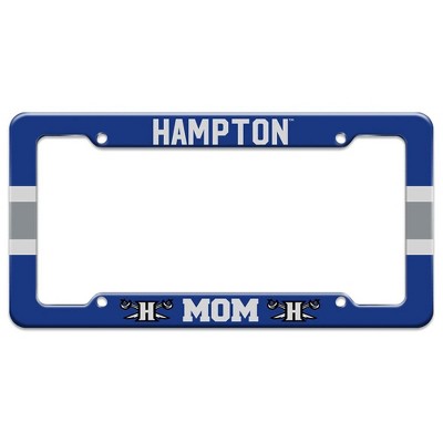 Hampton University Mom License Plate Tag Frame