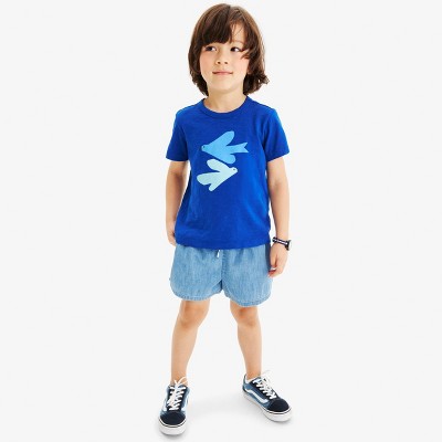 Primary Kids Chambray Beach Short