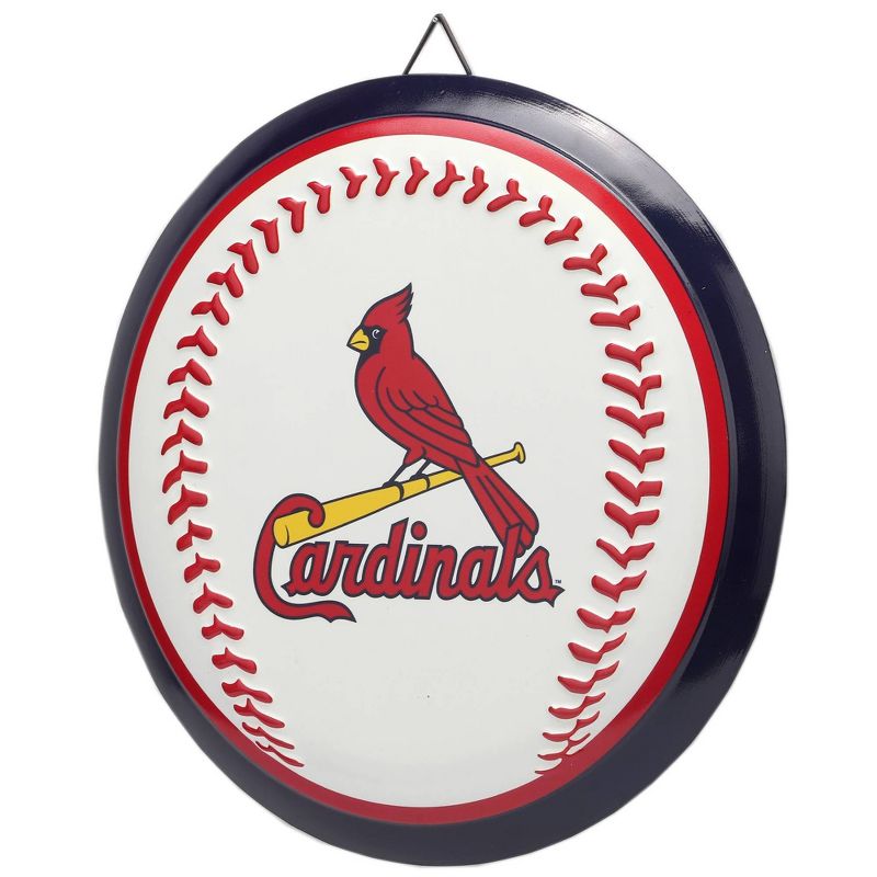 MLB St. Louis Cardinals Baseball Metal Button Panel, 2 of 5