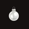 Northlight 6ct Silver Shiny Finish Glass Christmas Ball Ornaments - 4" (100mm) - 2 of 4