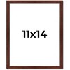 PosterPalooza | Photo Size Classic Modern Brown Frame - UV Acrylic, Foam Board Backing, Hanging Hardware - 2 of 4