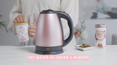 Pinky Up Parker Electric Tea Kettle - Cordless Kettle Stainless Steel Hot  Water Boiler in Rose Gold - 56oz Set of 1 in 2023