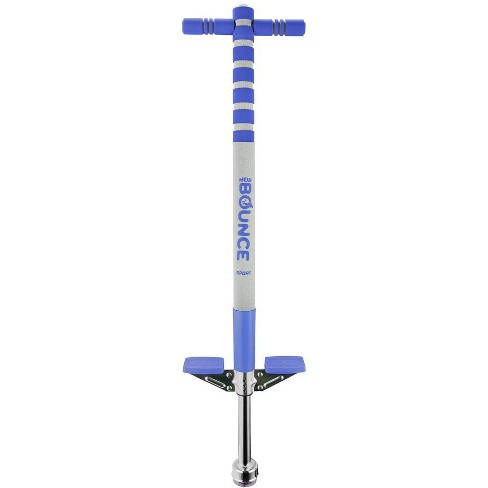 New Bounce Pogo Stick Easy Grip Sport Edition Ages 5 9 40 To 80 Lbs Blue And Grey Target