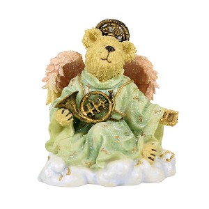 Boyds Bears Resin 3.25 In Harmony Angelsong...Heavenly Music Angel Bearstone Figurines - 1 of 3
