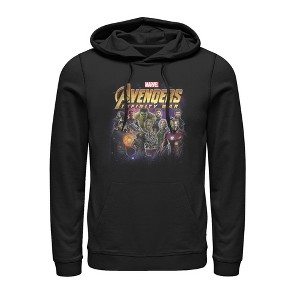 Men's Marvel Avengers: Infinity War Character Shot Pull Over Hoodie - 1 of 3