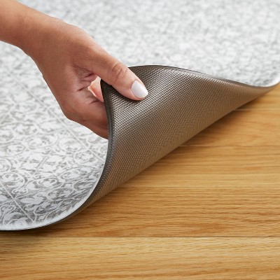 Comfort Plus Gray Memory Foam Anti-Fatigue Kitchen Mat