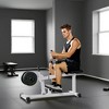 Soozier Adjustable Steel Seated Calf Raise Exercise Strength Training Gym Equipment, White - 2 of 4