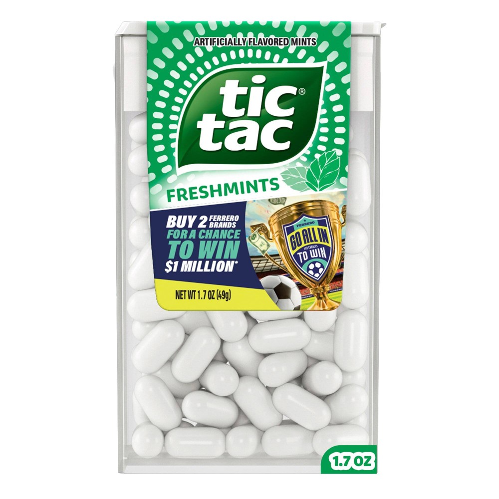 Tic Tac Single Freshmint 100ct/1.7oz
