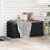 vidaXL Patio Storage Box with Seat Cushion Anthracite 92.5 gal PP - 3 of 4