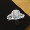 Ross-Simons Ethiopian Opal and 0.35 ct. t.w. White Topaz Ring in Sterling Silver - 4 of 4