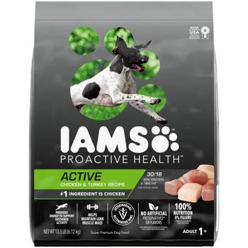 IAMS ProActive Health Active Chicken & Turkey Dry Dog Food - 13.5lbs