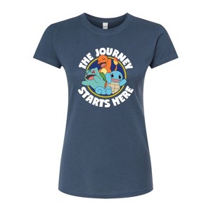 Women's - Pokémon - Let's Get Started Fitted Graphic T-Shirt - 1 of 3