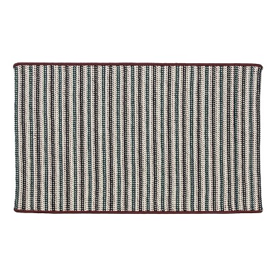 Colonial Mills North Pole Multi Stripe Holiday Rug Braided Rug, Holiday Multi 34" x 58", Rectangle Shape
