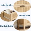 Fluted Dresser for Bedroom with 5 Drawers,42.9''Large Drawers with Large Clothes Storage Cabinet - 2 of 4