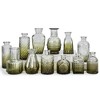 VECELO 12-Piece Set Round Vintage Glass Vase, Mini Decorative Flower Vase Set for Home & Wedding Decor, Green - 4 of 4