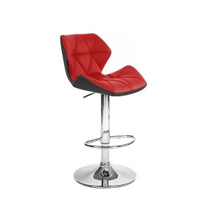 Modern Home Spyder Contemporary Adjustable Height Barstool/Bar Chair - 1 of 4