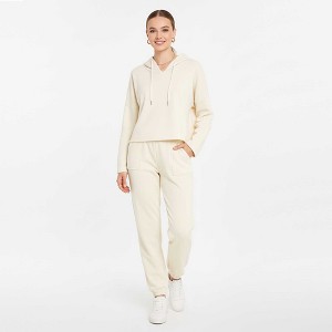 Cherie Code Women’s Hooded Long‑Sleeve Jogger Set – Pullover Hoodie & Elastic Waist Pants - 1 of 4