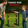 Bolaball Ladder Toss Game Set with 6 Rubber Balls, Heavy-Duty Stands, and Carrying Case - 4 of 4