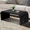 NicBex 48" Farmhouse Crafts Coffee Table,Center Table with Curved Art Deco Design,Wooden Coffee Table for Living Room - 2 of 4
