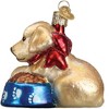 Old World Christmas Blown Glass Ornament for Christmas Tree, Labrador Pup - 3 of 4