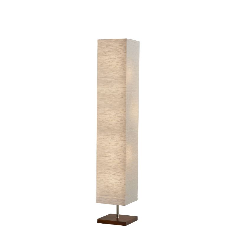 Dune Floorchiere Walnut/Brushed Steel - Adesso, 1 of 5