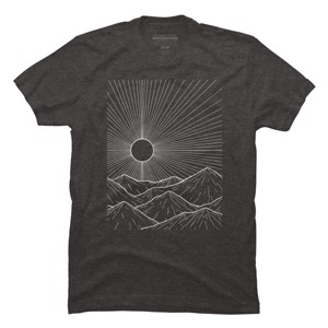 Men's Design By Humans Highest Peak By clingcling T-Shirt - 1 of 4