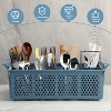 16-Inch Dishwasher Silverware Cutlery Basket, 8 Compartments with Handle, Utensil Holder and Drying Rack - 3 of 4