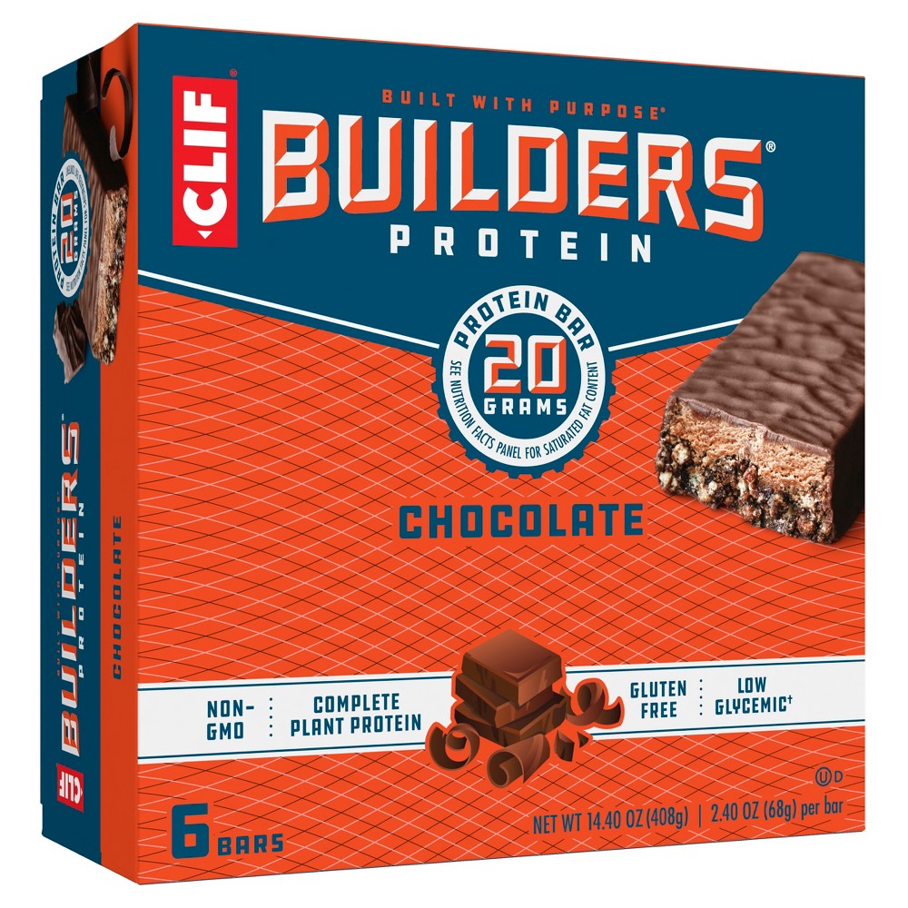 UPC 722252168511 product image for CLIF Bar Builders Protein Bars - Chocolate - 20g Protein - 6ct | upcitemdb.com