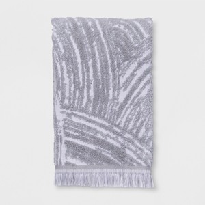 Woodgrain Fan Hand Towel Gray - Project 62