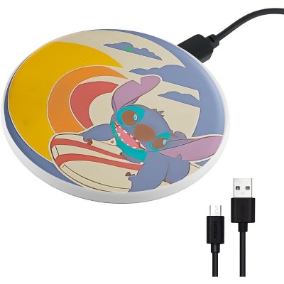 Disney Lilo and Stitch Wireless Charging Pad - Universally Compatible Qi-Enabled Charging Station for All Phones