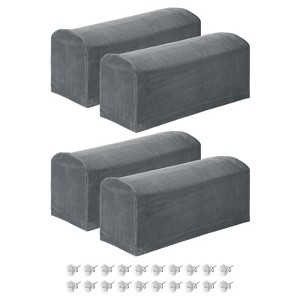 Unique Bargains Non Slip Scratch Resistant Soft Armchair Slipcovers with Twist Pins - 1 of 4