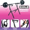 Liquid Stands Foldable Piano Keyboard Stand and Bench Set - 54-88 Key Z Style Adjustable Digital Pianos Stand and Stool (Foldable Z-Style & Bench) - 3 of 4