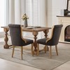 NicBex Vintage Mid-Century Style Upholstered Dining Chairs Set of 2 with Curved Legs,Modern Accent Chairs for Dining Room,Living Room - 3 of 4