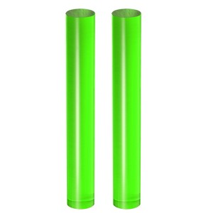 Unique Bargains DIY Crafts Acrylic Round Tube Non-Stick Durable Smooth Clay Roller 2 Pcs - 1 of 4