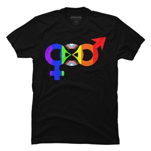Adult Design By Humans Unified Pride Symbol Rainbow By T-Shirt - 1 of 2