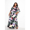 Slickblue Puff Sleeve Button Front Dress, Trendy Design with Chic Button Detail, Color & Size Options - 2 of 4