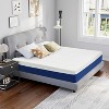 10 Inch Gel Memory Foam Mattress Dual Layer Colorways Have Different Softness Levels And Can Be Flipped For Use. - 3 of 4