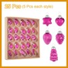 Unique Bargains Glass Decorative Hanging Tree Ornament Balls 1"-1.5" 25 Pcs - 3 of 4