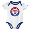 MLB Texas Rangers Infant Girls' 3pk Bodysuit - 2 of 4