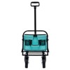 FURNIinspire Outdoor Serving Carts Utility Park Garden Cart Tool Customized Color Folding Camping Trolley Outdoor Beach, Blue, 25.98"*17.32"*37.4" - 4 of 4
