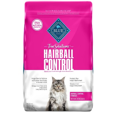 Blue Buffalo True Solutions Indoor Hairball Adult Cat Chicken Dry Cat Food - 11lbs