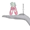 Old World Christmas Blown Glass Ornament for Christmas Tree, Ballet Slippers - 3 of 3