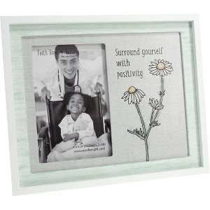 Pavilion Gift Company - Positivity - 9.75" x 8.25" Frame (Holds 4" x 6" Photo) - Single Image Frames - 1 of 4